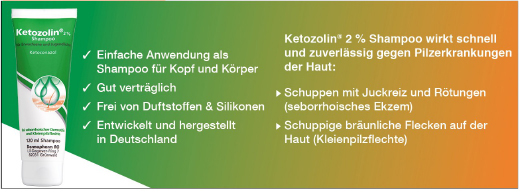 KETOZOLIN 2%-os sampon, 120 ml