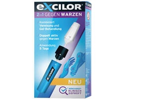 EXCILOR 2in1 szemölcsök elleni kombinált csomag, 1 p
