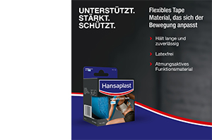 HANSAPLAST Sport kineziológiai szalag 5 cmx5 m kék, 1 db