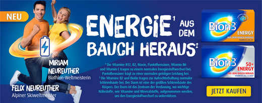 BION3 energia tabletták, 30 db