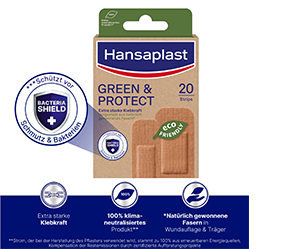 HANSAPLAST Zöld & Protect vakolatcsíkok, 20 db