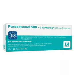 PARACETAMOL 500-1A Pharma tabletta, 20 db