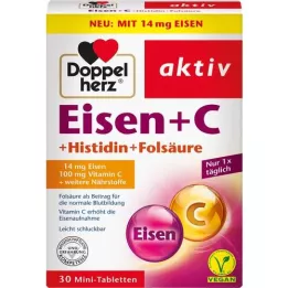 DOPPELHERZ Vas+Vit.C+L-Hisztidin tabletta, 30 db