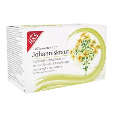 H&amp;S Szentjánoskenyér szűrőzacskó, 20X2,0 g