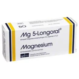 MG 5 LONGORAL rágótabletta, 50 db
