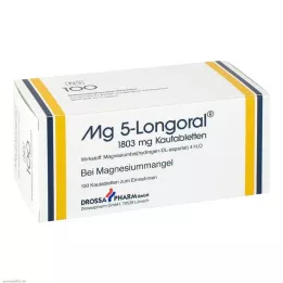 MG 5 LONGORAL rágótabletta, 100 db