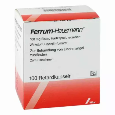 Ferrum Hausmann 100mg vas (100 db) Ferrum Hausmann 100mg vas (100 db)