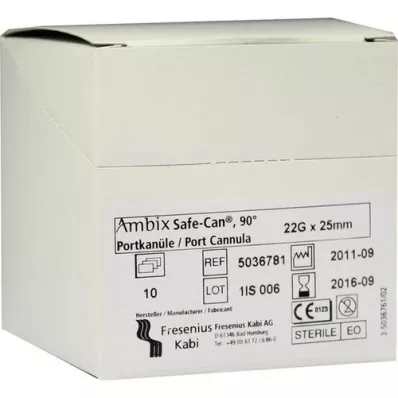 AMBIX Safe-Can Portpunkt.Kan.22 Gx25 mm ívelt, 10 db
