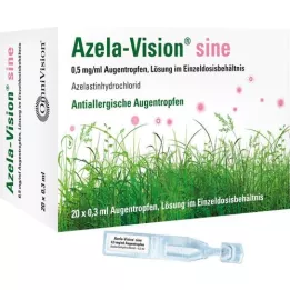 AZELA-Vision sine 0,5 mg/ml szemészeti oldat, egyszeri adag, 20X0,3 ml