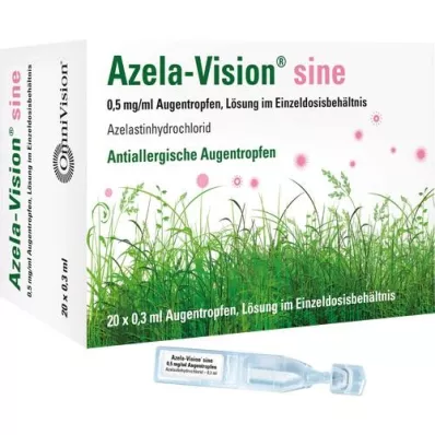 AZELA-Vision sine 0,5 mg/ml szemészeti oldat, egyszeri adag, 20X0,3 ml