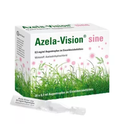 Azela-Vision® sine azelasztin szemcsepp egyszeri adagban, 20X0,3 ml