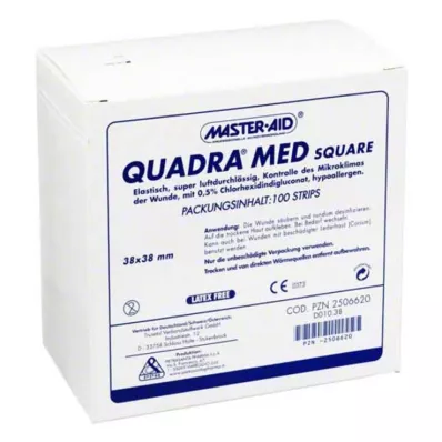 Quadra Med négyzet 38x38 mm S, 100 db