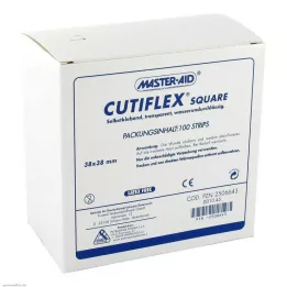 CUTIFLEX Fólia tapasz négyzet 38x38 mm MasterAid, 100 db