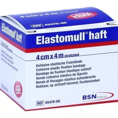 ELASTOMULL ragasztós 4 cmx4 m-es rögzítő kötés, 1 db