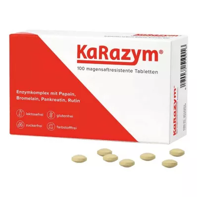 KARAZYM bélsavmentes bevont tabletta, 100 db KARAZYM bélsavmentes bevont tabletta, 100 db