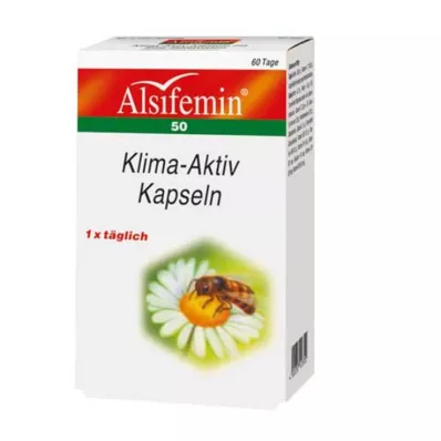 ALSIFEMIN 50 Klímaaktív szójával 1x1 kapszula, 60 kapszula ALSIFEMIN 50 Klímaaktív szójával 1x1 kapszula, 60 kapszula
