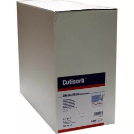 CUTISORB Nem steril 20x40 cm-es nedvszívó borogatás, 50 db