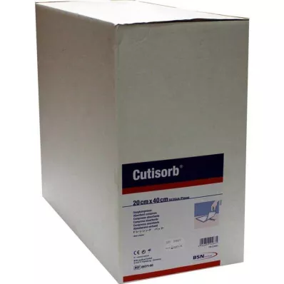 CUTISORB Nem steril 20x40 cm-es nedvszívó borogatás, 50 db