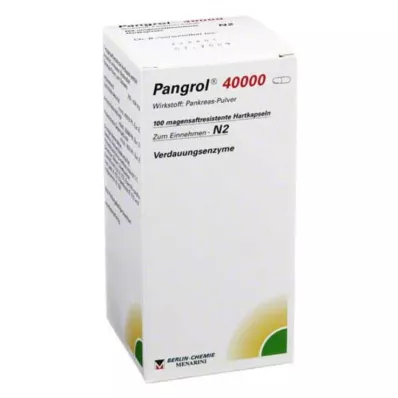 Pangrol 40000 gyomornedv-ellenálló kapszula, 100 db Pangrol 40000 gyomornedv-ellenálló kapszula, 100 db