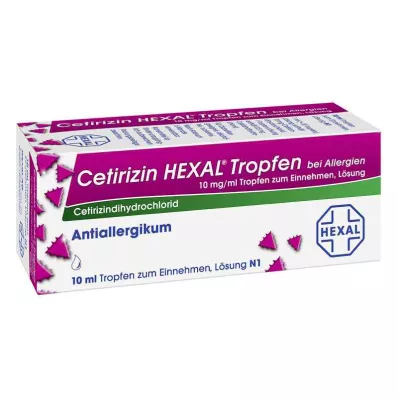 CETIRIZIN HEXAL Allergiás cseppek, 10 ml CETIRIZIN HEXAL Allergiás cseppek, 10 ml