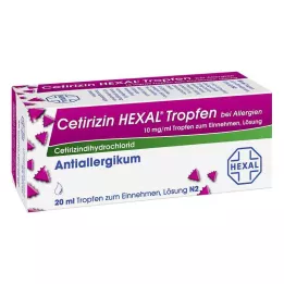 CETIRIZIN HEXAL Allergiás cseppek, 20 ml