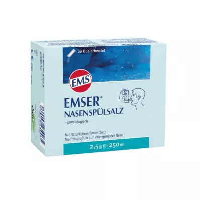 Emser orröblítő só élettani táska, 20 db Emser orröblítő só élettani táska, 20 db