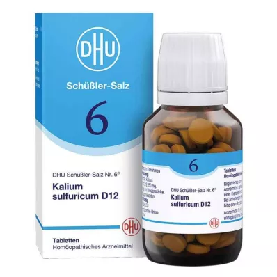 DHU Schüßler só No. 6 Kalium sulfuricum D12 tabletta, 200 db