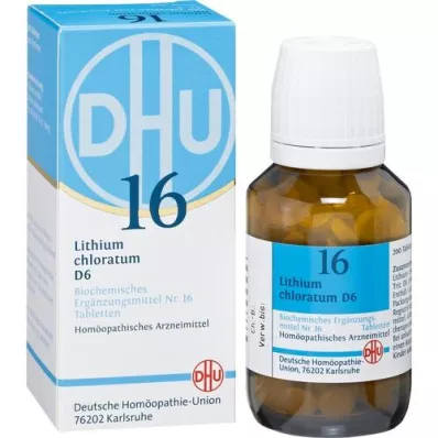 BIOCHEMIE DHU 16 Lítium chloratum D 6 tabletta, 200 db