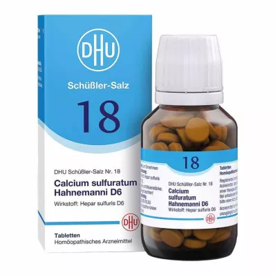 BIOCHEMIE DHU 18 Calcium sulphuratum D 6 tabletta, 200 db BIOCHEMIE DHU 18 Calcium sulphuratum D 6 tabletta, 200 db