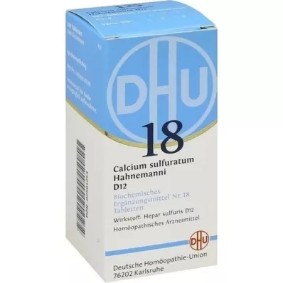 BIOCHEMIE DHU 18 Calcium sulphuratum D 12 tabletta, 200 db