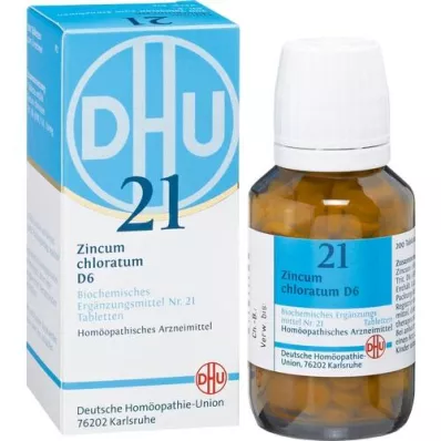 BIOCHEMIE DHU 21 Zincum chloratum D 6 tabletta, 200 db