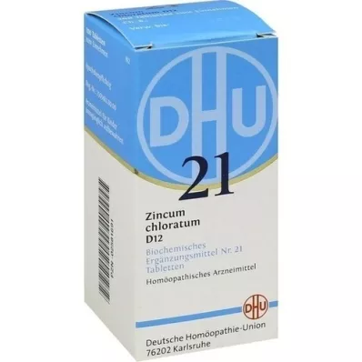 BIOCHEMIE DHU 21 Zincum chloratum D 12 tabletta, 200 db