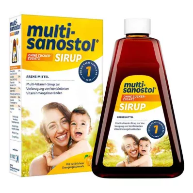 MULTI SANOSTOL Szirup hozzáadott cukor nélkül, 260 g MULTI SANOSTOL Szirup hozzáadott cukor nélkül, 260 g