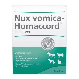 NUX VOMICA HOMACCORD ad us.vet.ampullák, 5 db