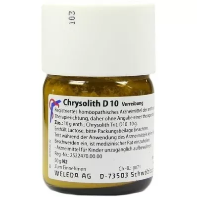 CHRYSOLITH D 10 Trituráció, 50 g