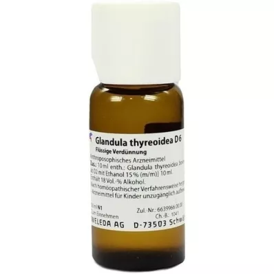 GLANDULA THYREOIDEA D 6 Hígítás, 50 ml