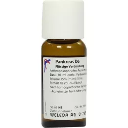 PANKREAS D 6 Hígítás, 50 ml
