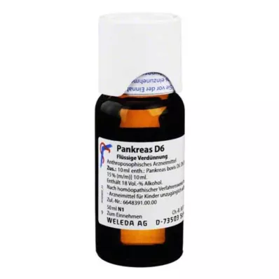 PANKREAS D 6 Hígítás, 50 ml PANKREAS D 6 Hígítás, 50 ml