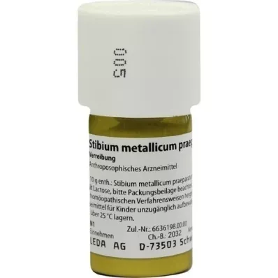 STIBIUM METALLICUM PRAEPARATUM D 10 Trituráció, 20 g
