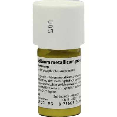 STIBIUM METALLICUM PRAEPARATUM D 10 Trituráció, 20 g STIBIUM METALLICUM PRAEPARATUM D 10 Trituráció, 20 g