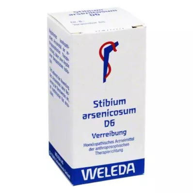 Stibium arsenicosum D 6 Triturálás, 20 g