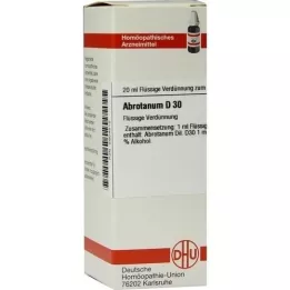 ABROTANUM D 30 hígítás, 20 ml