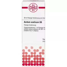 ACIDUM ACETICUM D 6 Hígítás, 20 ml