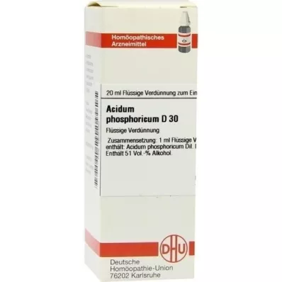 ACIDUM PHOSPHORICUM D 30 hígítás, 20 ml