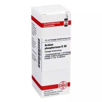 ACIDUM PHOSPHORICUM D 30 hígítás, 20 ml