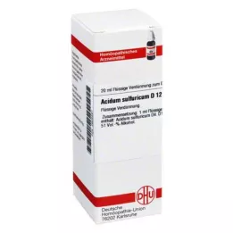 ACIDUM SULFURICUM D 12 Hígítás, 20 ml