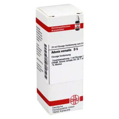 ADONIS VERNALIS D 6 Hígítás, 20 ml ADONIS VERNALIS D 6 Hígítás, 20 ml