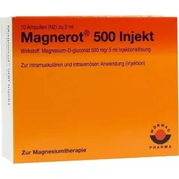 MAGNEROT 500 injekciós ampulla, 10X5 ml