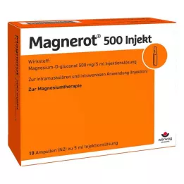 MAGNEROT 500 injekciós ampulla, 10X5 ml