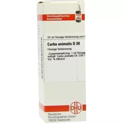 CARBO ANIMALIS D 30 hígítás, 20 ml